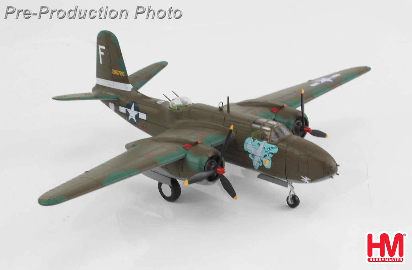 HOBBY MASTERS A-20G THE HELL'N PELICAN II 42-86786 388TH BS USAAF GUSAP AIRFIELD APRIL 1944