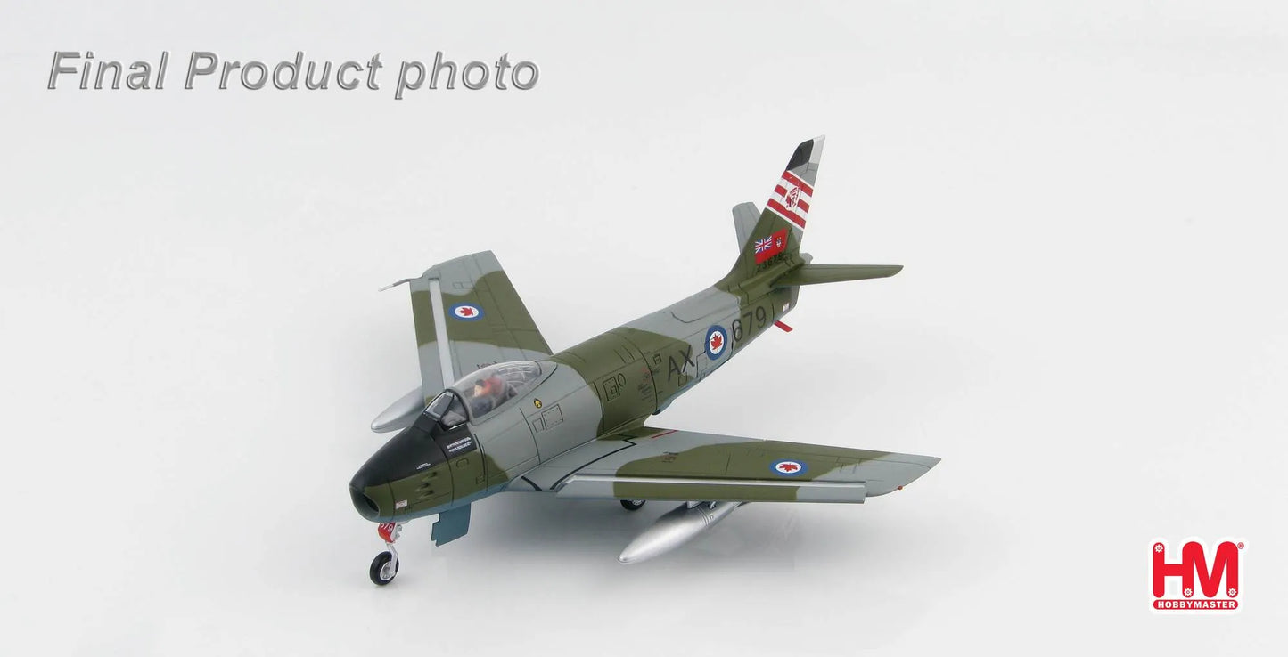 HOBBY MASTER SABRE MK.6 23679/AX-679 NO. 421 (RED INDIAN) SQN RCAF FRANCE 1957