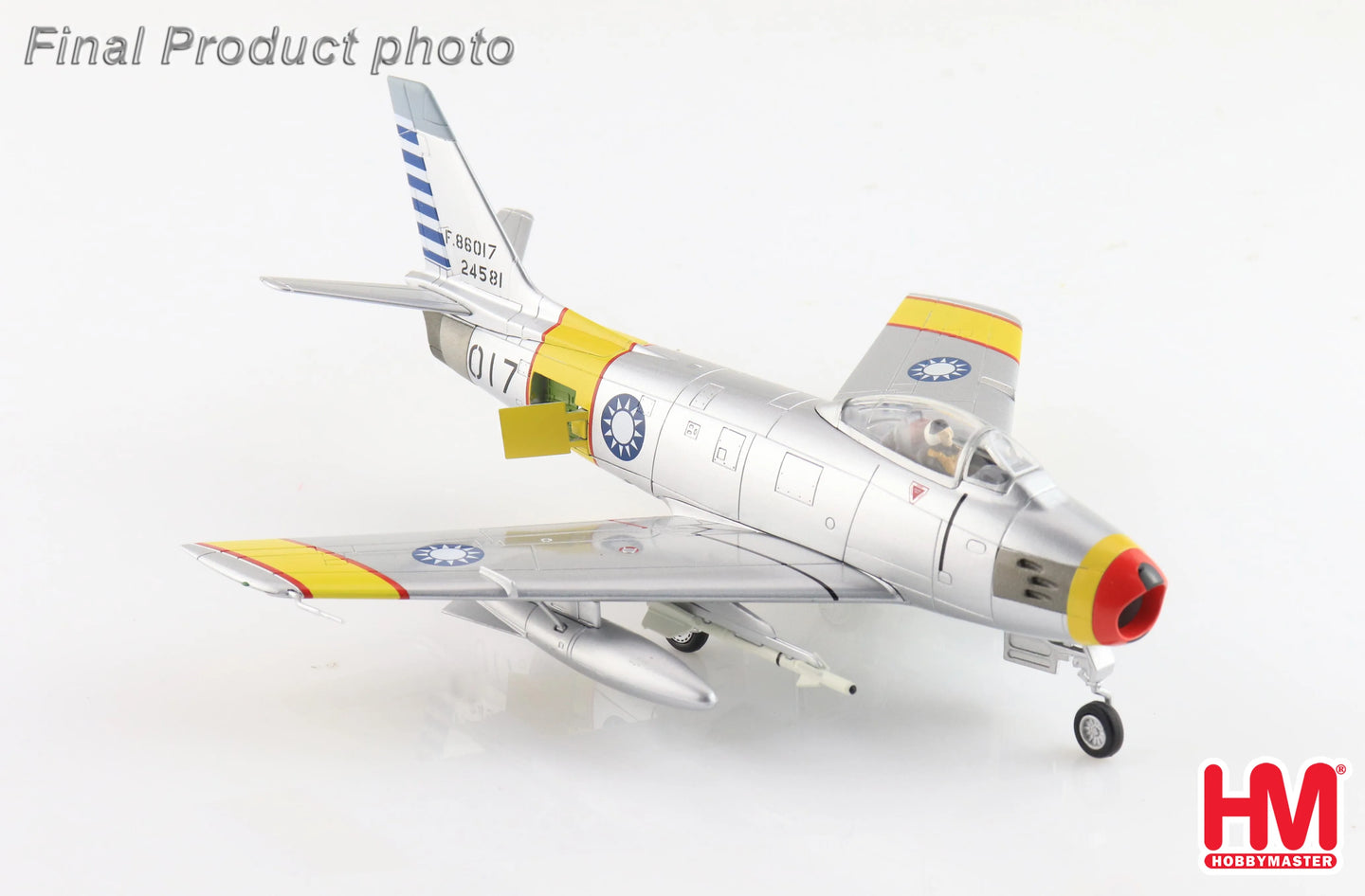 HOBBY MASTER F-86F SABRE "MIG KILLER" 017/52-4581 SUN SIWEN ROCAF OCT 1955