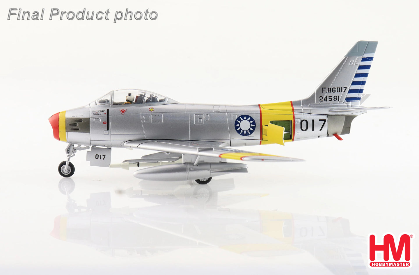 HOBBY MASTER F-86F SABRE "MIG KILLER" 017/52-4581 SUN SIWEN ROCAF OCT 1955