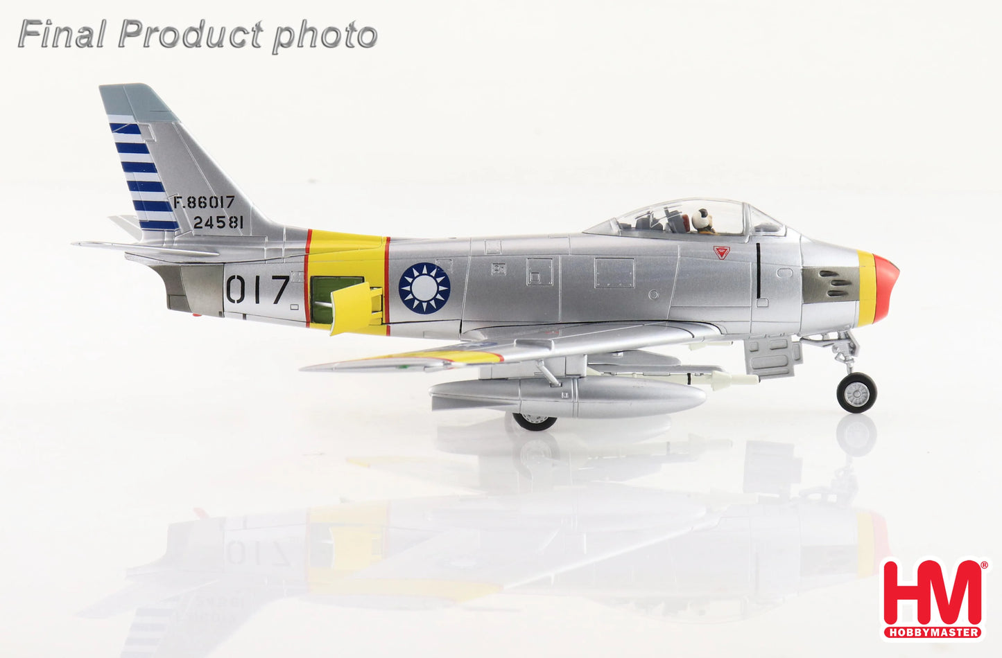 HOBBY MASTER F-86F SABRE "MIG KILLER" 017/52-4581 SUN SIWEN ROCAF OCT 1955