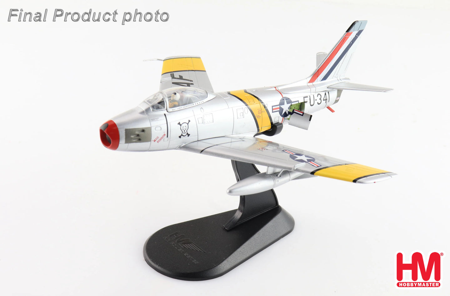 HOBBY MASTER F-86F SABRE "MIG POISON" MAJ. JAMES P. HAGERSTROM, KOREAN WAR