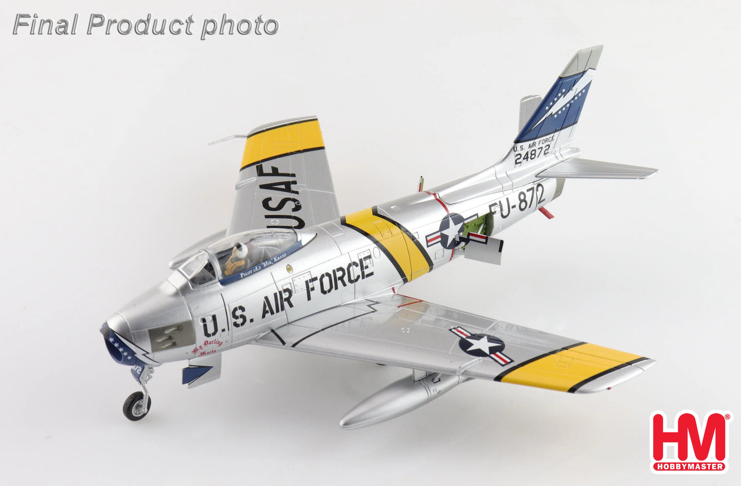 HOBBY MASTER F-86F USAF "GENE KRANZ" 24872 EAA AVIATION MUSEUM