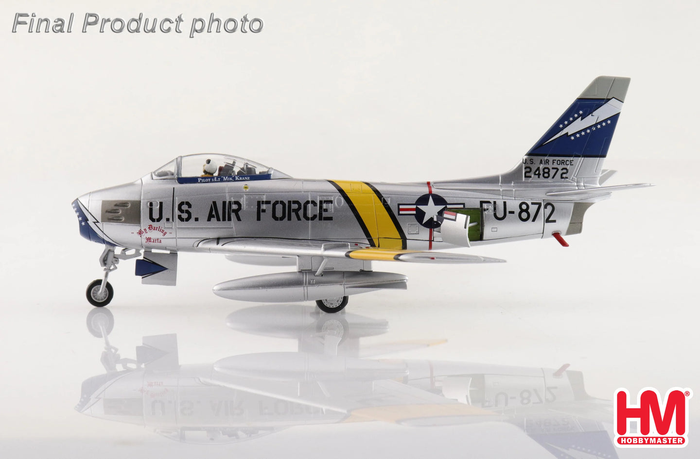 HOBBY MASTER F-86F USAF "GENE KRANZ" 24872 EAA AVIATION MUSEUM