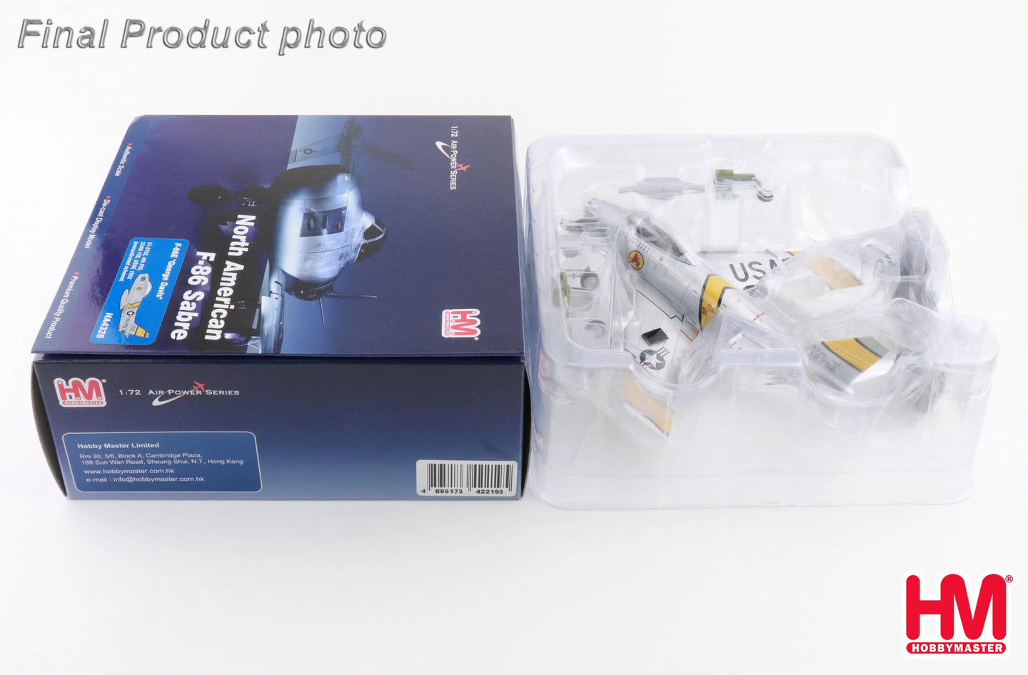 HOBBY MASTER F-86E "GEORGE DAVIS" 51-2752 4TH FIG 334TH FIS USAF 1952 UNCONFIRMED SCHEME