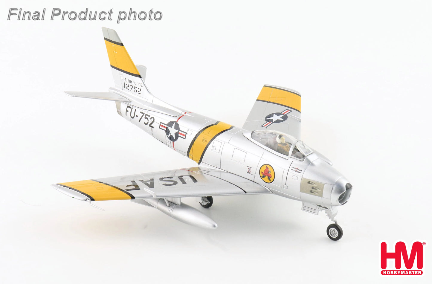 HOBBY MASTER F-86E "GEORGE DAVIS" 51-2752 4TH FIG 334TH FIS USAF 1952 UNCONFIRMED SCHEME