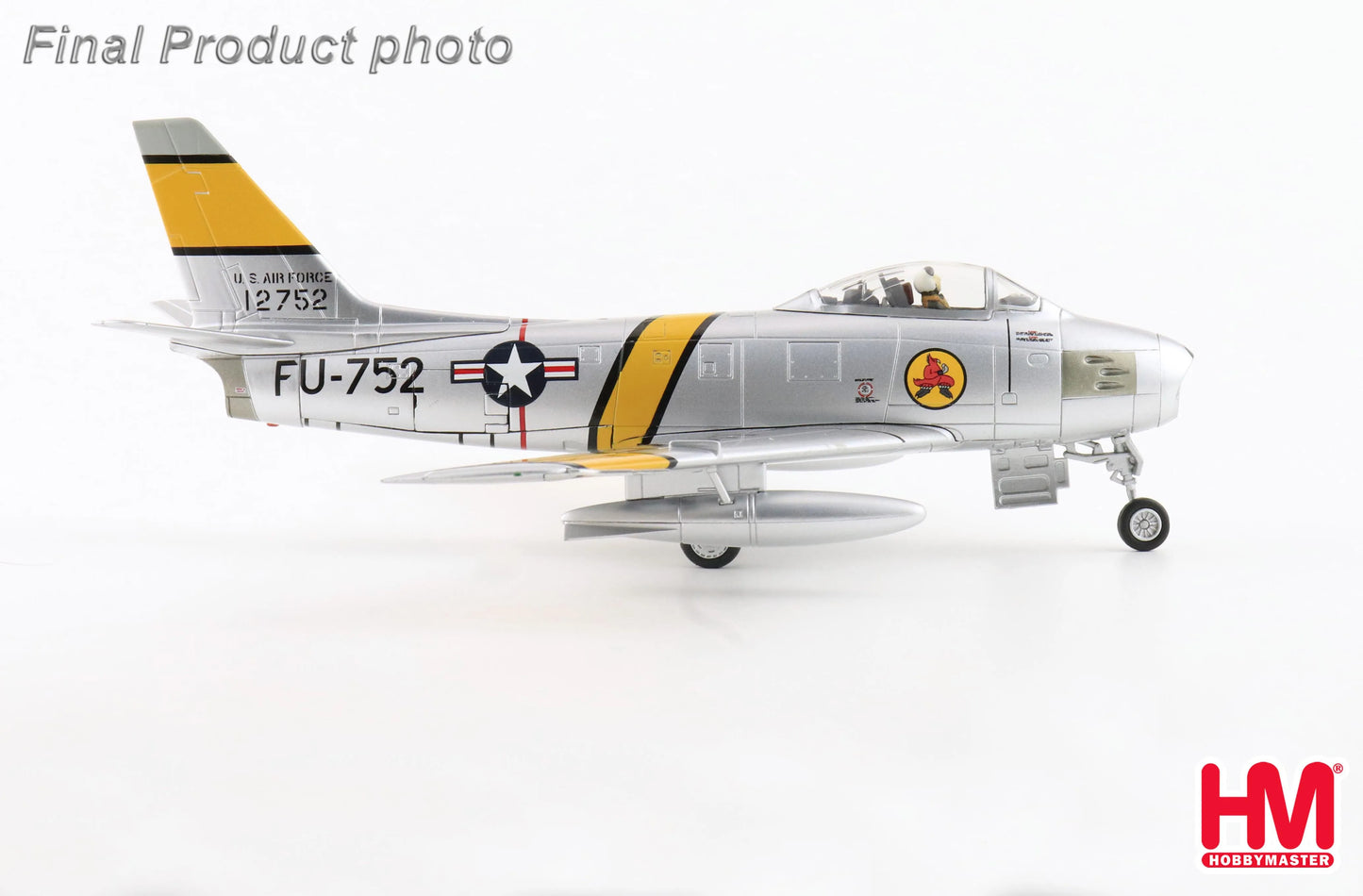 HOBBY MASTER F-86E "GEORGE DAVIS" 51-2752 4TH FIG 334TH FIS USAF 1952 UNCONFIRMED SCHEME