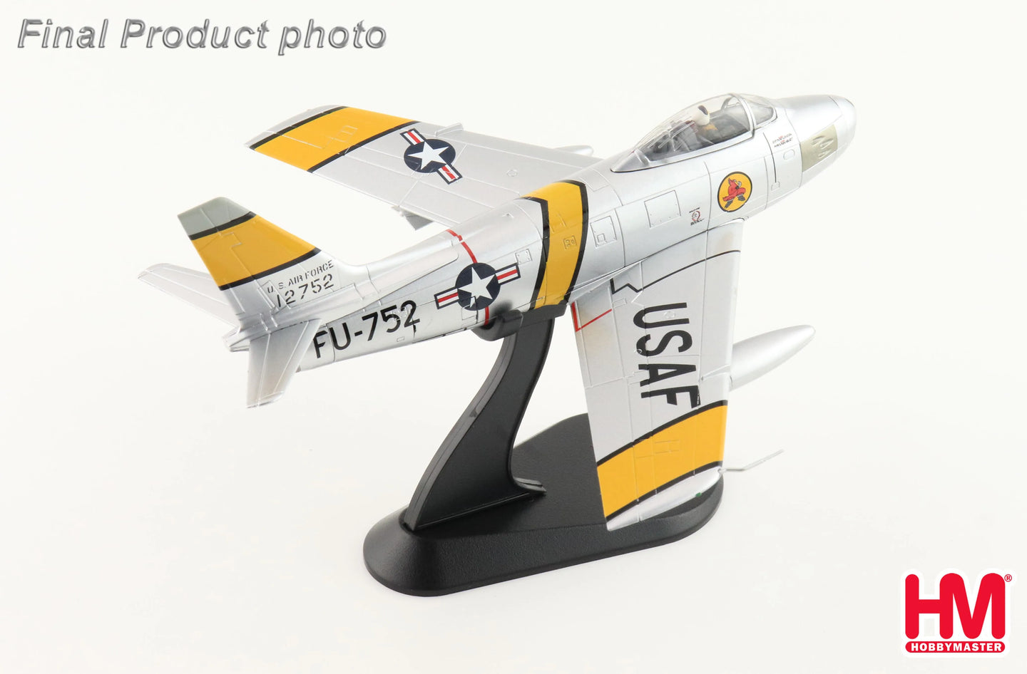 HOBBY MASTER F-86E "GEORGE DAVIS" 51-2752 4TH FIG 334TH FIS USAF 1952 UNCONFIRMED SCHEME