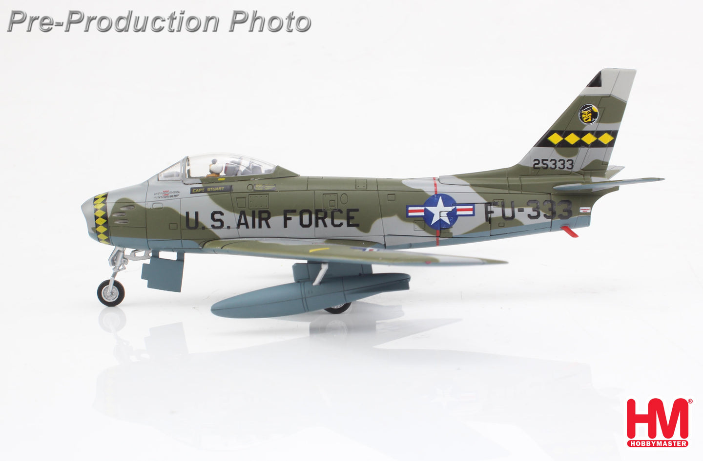 HOBBY MASTER F-86F USAF 25333 461ST FIGHTER DAY SQN WEST GERMANY 1955
