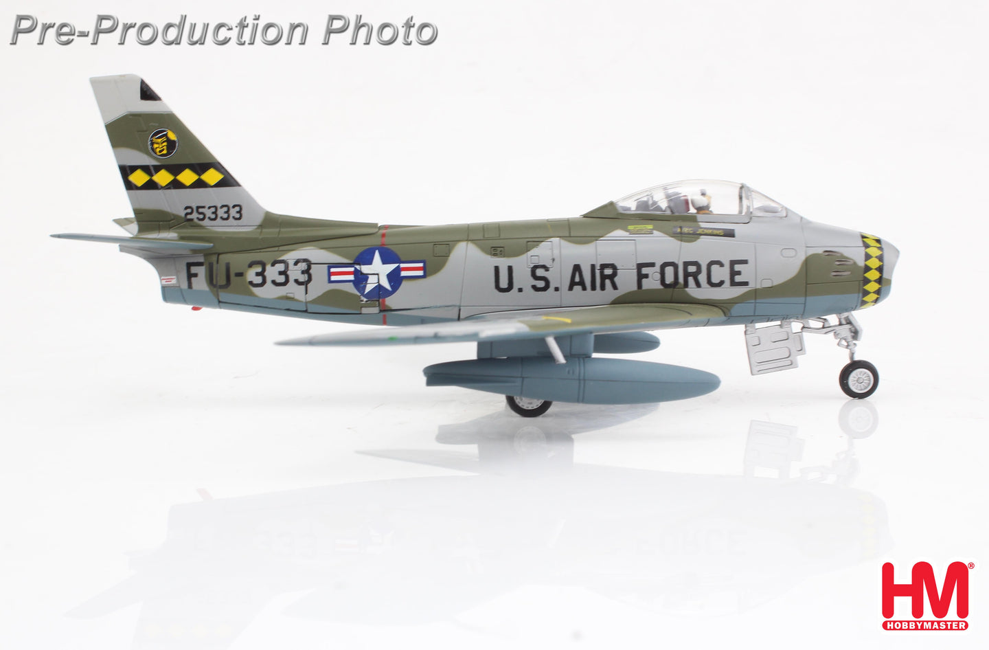 HOBBY MASTER F-86F USAF 25333 461ST FIGHTER DAY SQN WEST GERMANY 1955