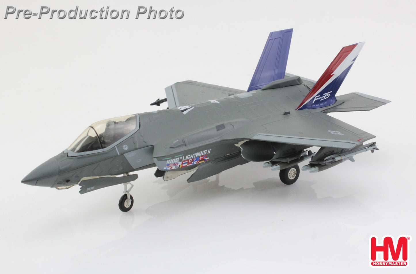 HOBBY MASTER F-35A "1000TH LIGHTNING II" 22-5696 176TH FS WISCONSIN ANG AUGUST 2004