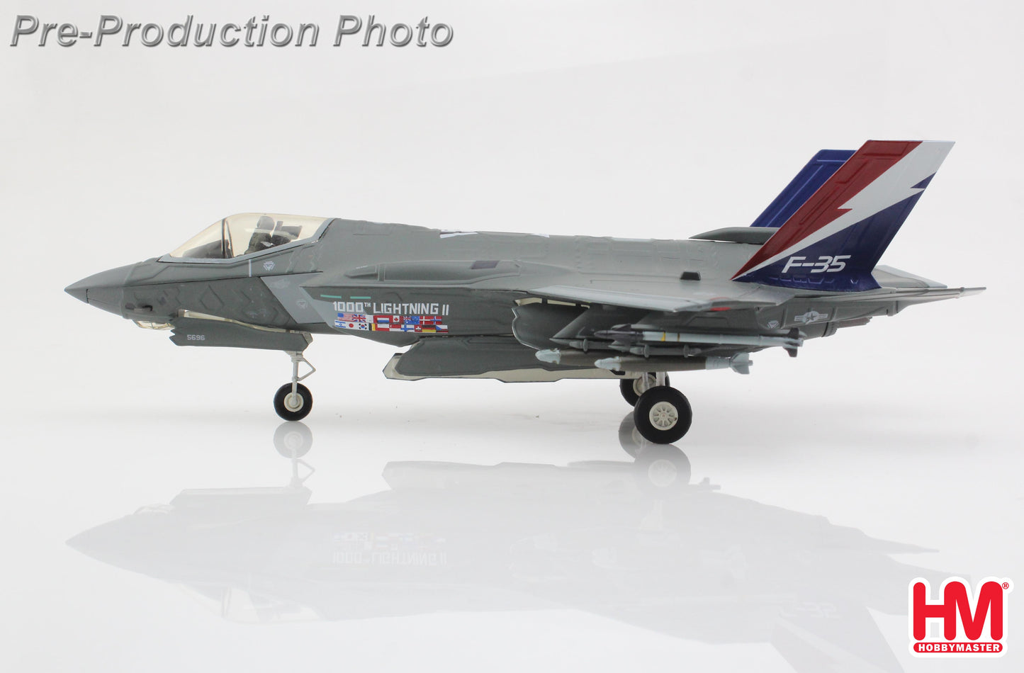 HOBBY MASTER F-35A "1000TH LIGHTNING II" 22-5696 176TH FS WISCONSIN ANG AUGUST 2004
