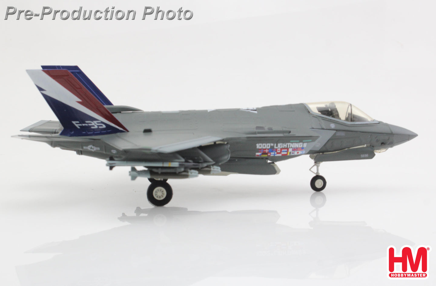 HOBBY MASTER F-35A "1000TH LIGHTNING II" 22-5696 176TH FS WISCONSIN ANG AUGUST 2004