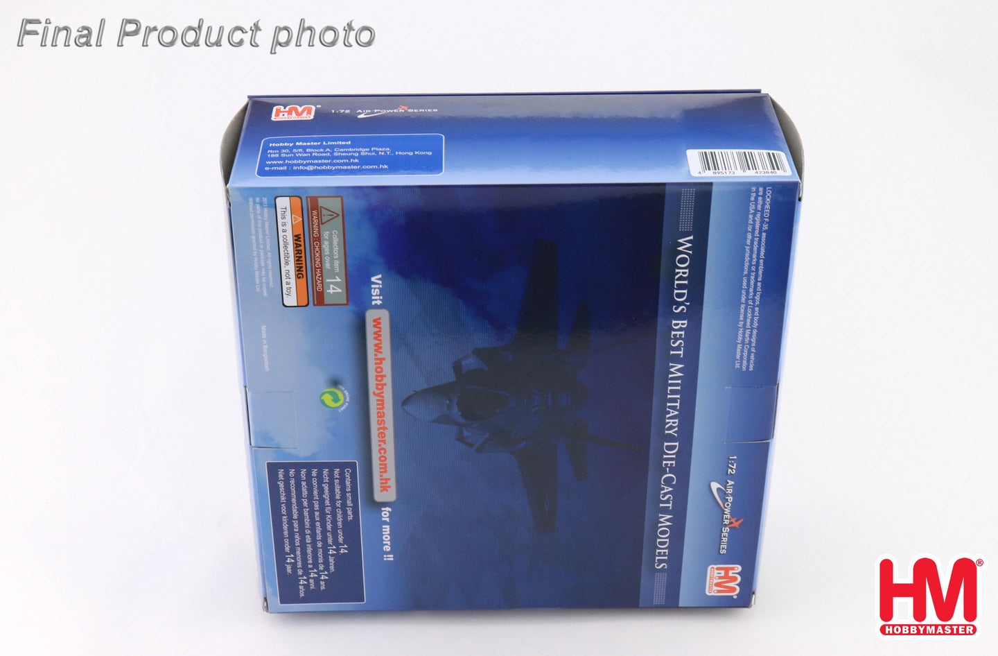 HOBBY MASTER F-35A "1000TH LIGHTNING II" 22-5696 176TH FS WISCONSIN ANG AUGUST 2004