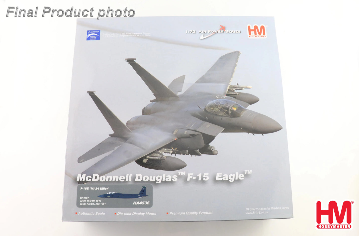HOBBY MASTER F-15E "MI-24 KILLER" 89-0487 SAUDI ARABIA JAN 1991