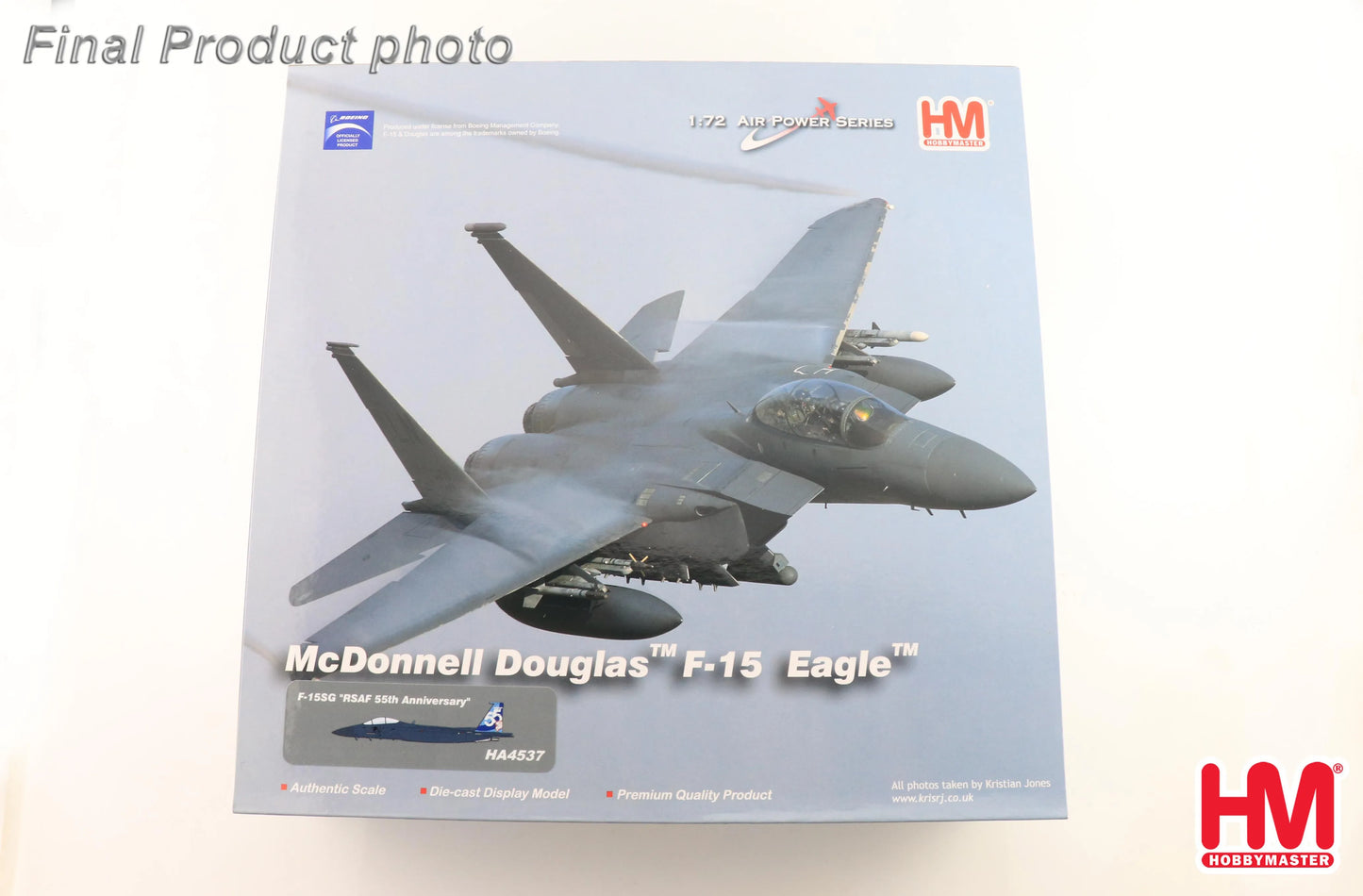 HOBBY MASTER F-15SG "RSAF 55TH ANNIVERSARY"