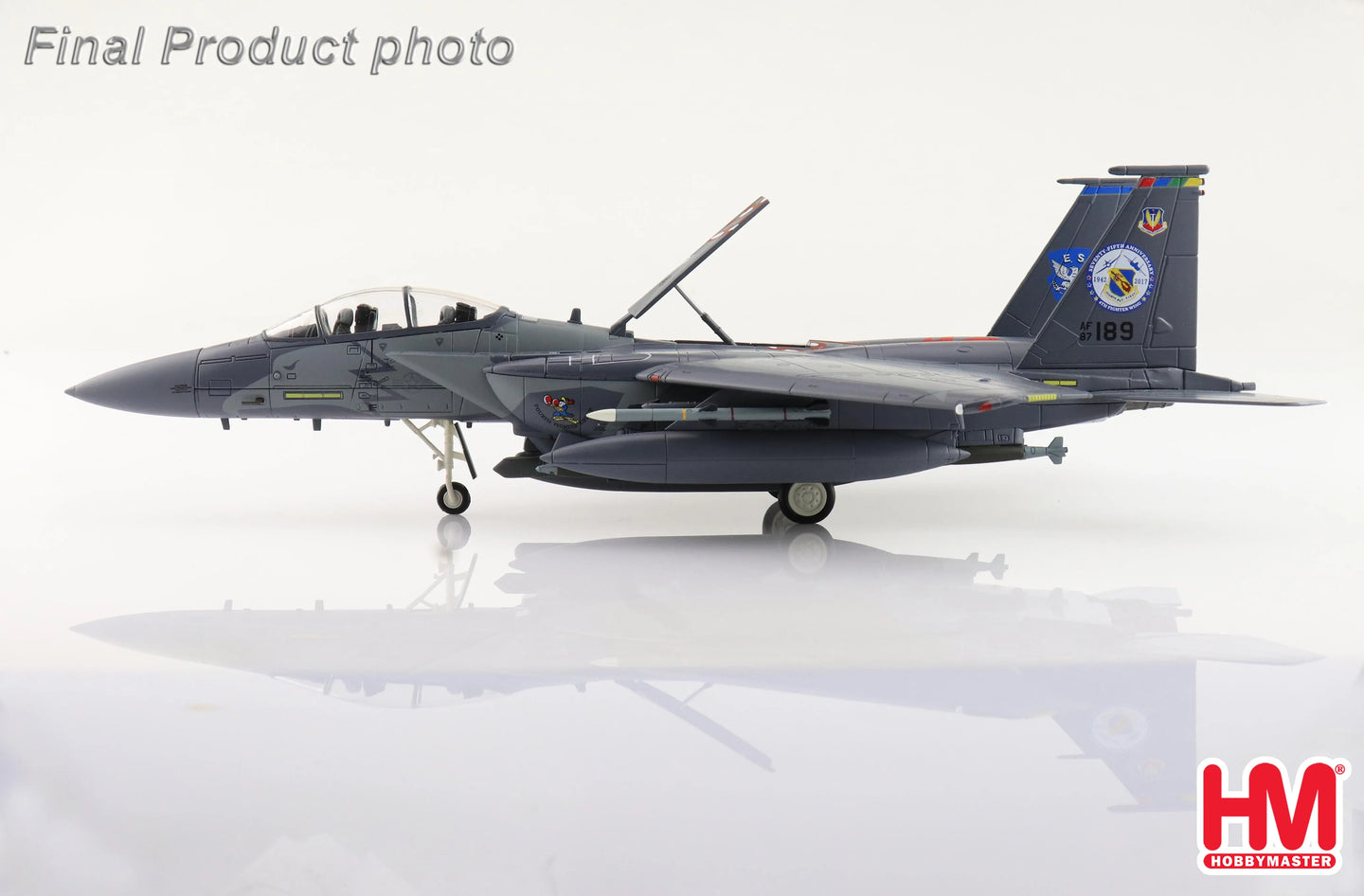 HOBBY MASTER F-15E "4TH FW 75TH ANNIVERSARY" 87-0189 SEYMOUR JOHNSON AFB 2018