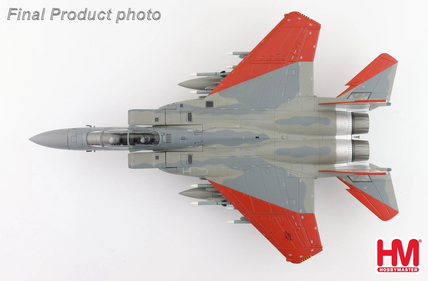 HOBBY MASTER F-15SA ADVANCED EAGLE 12-1002, USAF "TEST MARKINGS" 2018 (WITH 12 X AIM-120, 3 X FUEL TANK)