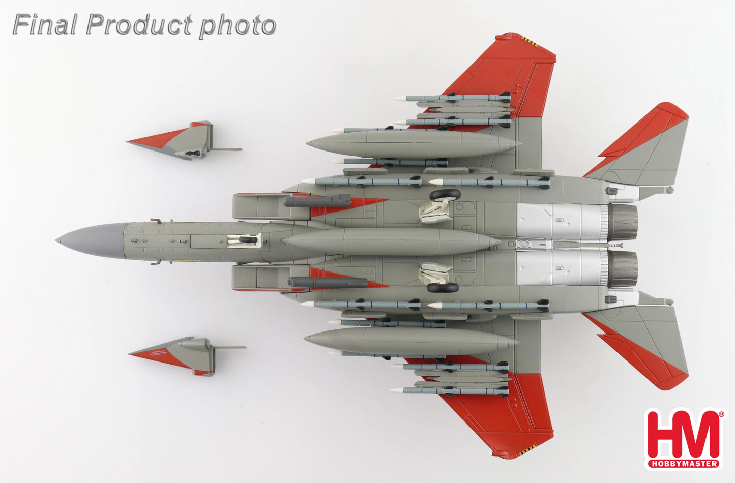 HOBBY MASTER F-15SA ADVANCED EAGLE 12-1002, USAF "TEST MARKINGS" 2018 (WITH 12 X AIM-120, 3 X FUEL TANK)