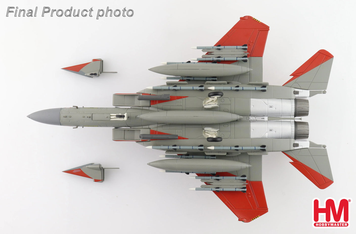HOBBY MASTER F-15SA ADVANCED EAGLE 12-1002, USAF "TEST MARKINGS" 2018 (WITH 12 X AIM-120, 3 X FUEL TANK)