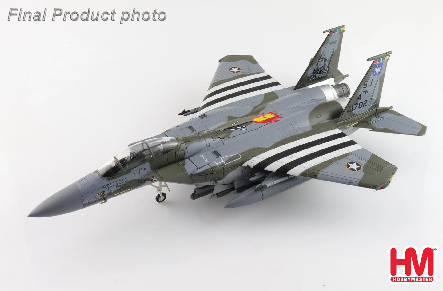 HOBBY MASTER F-15E SPIRIT OF GOLDSBORO 88-1702 334TH FS 4TH FW MAY 2023