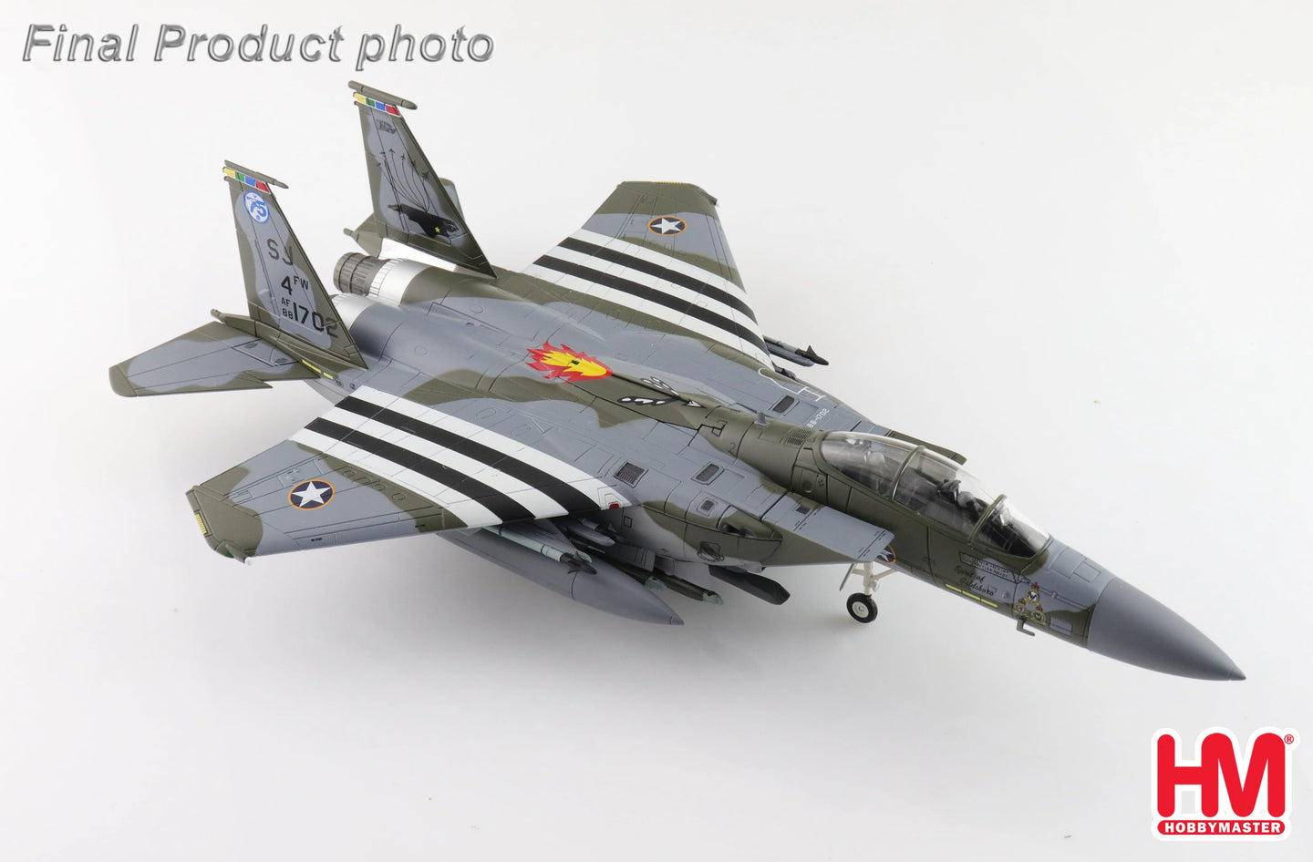 HOBBY MASTER F-15E SPIRIT OF GOLDSBORO 88-1702 334TH FS 4TH FW MAY 2023