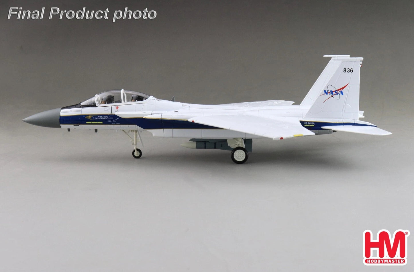 HOBBY MASTER F-15B NASA 836 "EDWARDS AFB AIRSHOW 2022" (WITH OPTIONAL AIM-54 MISSILE)