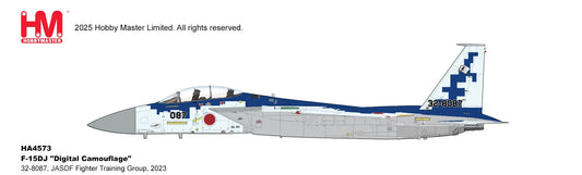 HOBBY MASTERS F-15DJ "DIGITAL CAMOUFLAGE" 32-8087 JASDF FIGHTER TRAINING GROUP 2023