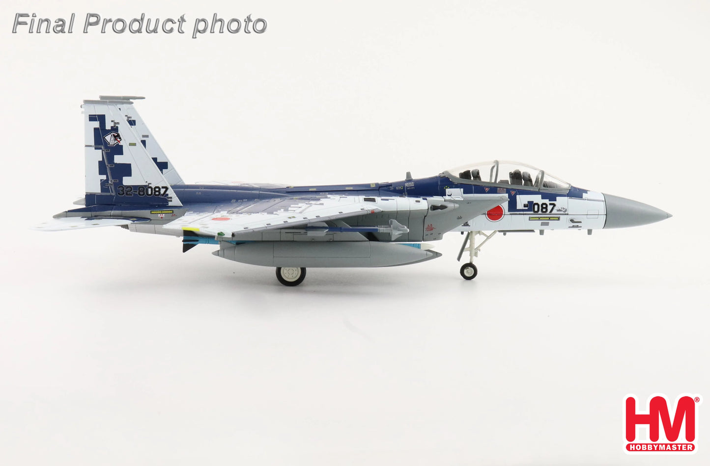 HOBBY MASTERS F-15DJ "DIGITAL CAMOUFLAGE" 32-8087 JASDF FIGHTER TRAINING GROUP 2023