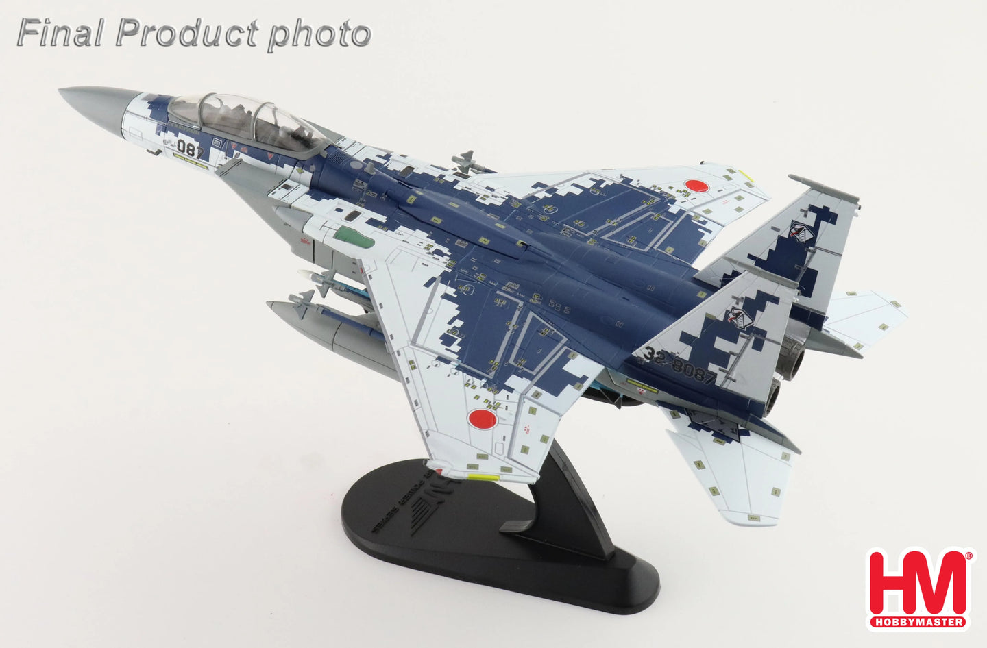 HOBBY MASTERS F-15DJ "DIGITAL CAMOUFLAGE" 32-8087 JASDF FIGHTER TRAINING GROUP 2023