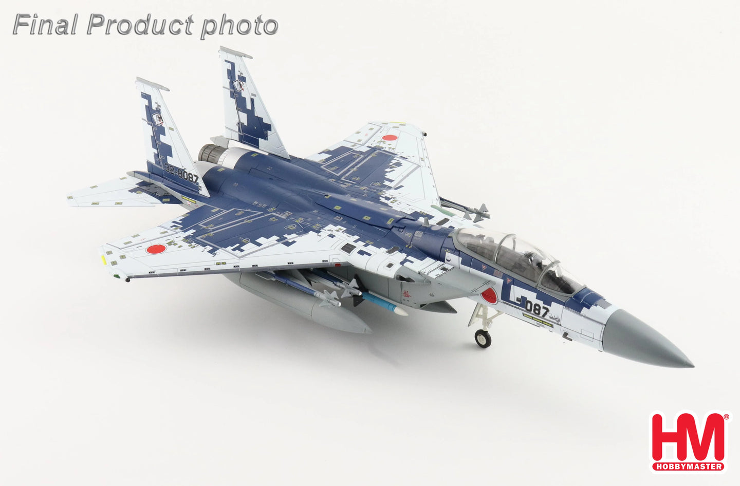 HOBBY MASTERS F-15DJ "DIGITAL CAMOUFLAGE" 32-8087 JASDF FIGHTER TRAINING GROUP 2023