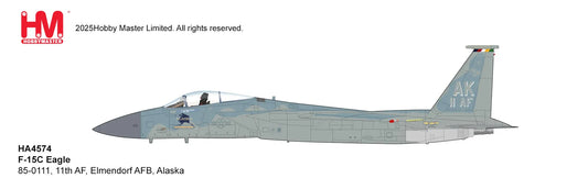 HOBBY MASTER F-15C EAGLE 85-0111 11TH AF ELMENDORF AFB ALASKA