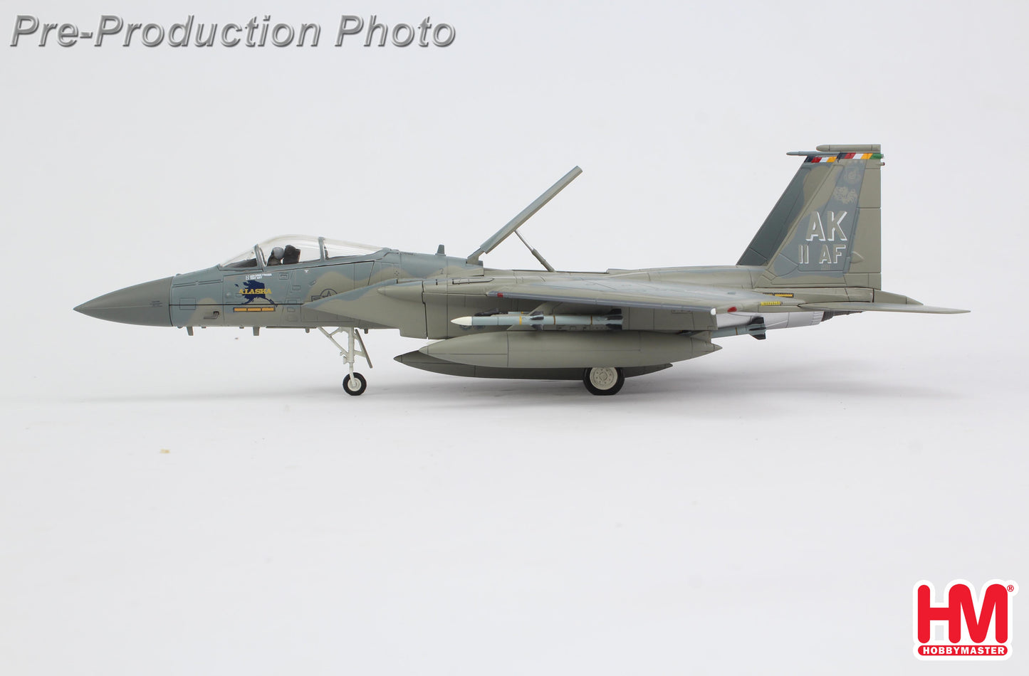 HOBBY MASTER F-15C EAGLE 85-0111 11TH AF ELMENDORF AFB ALASKA