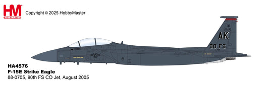 HOBBY MASTER F-15E STRIKE EAGLE 88-0705 90TH FS CO JET AUGUST 2005