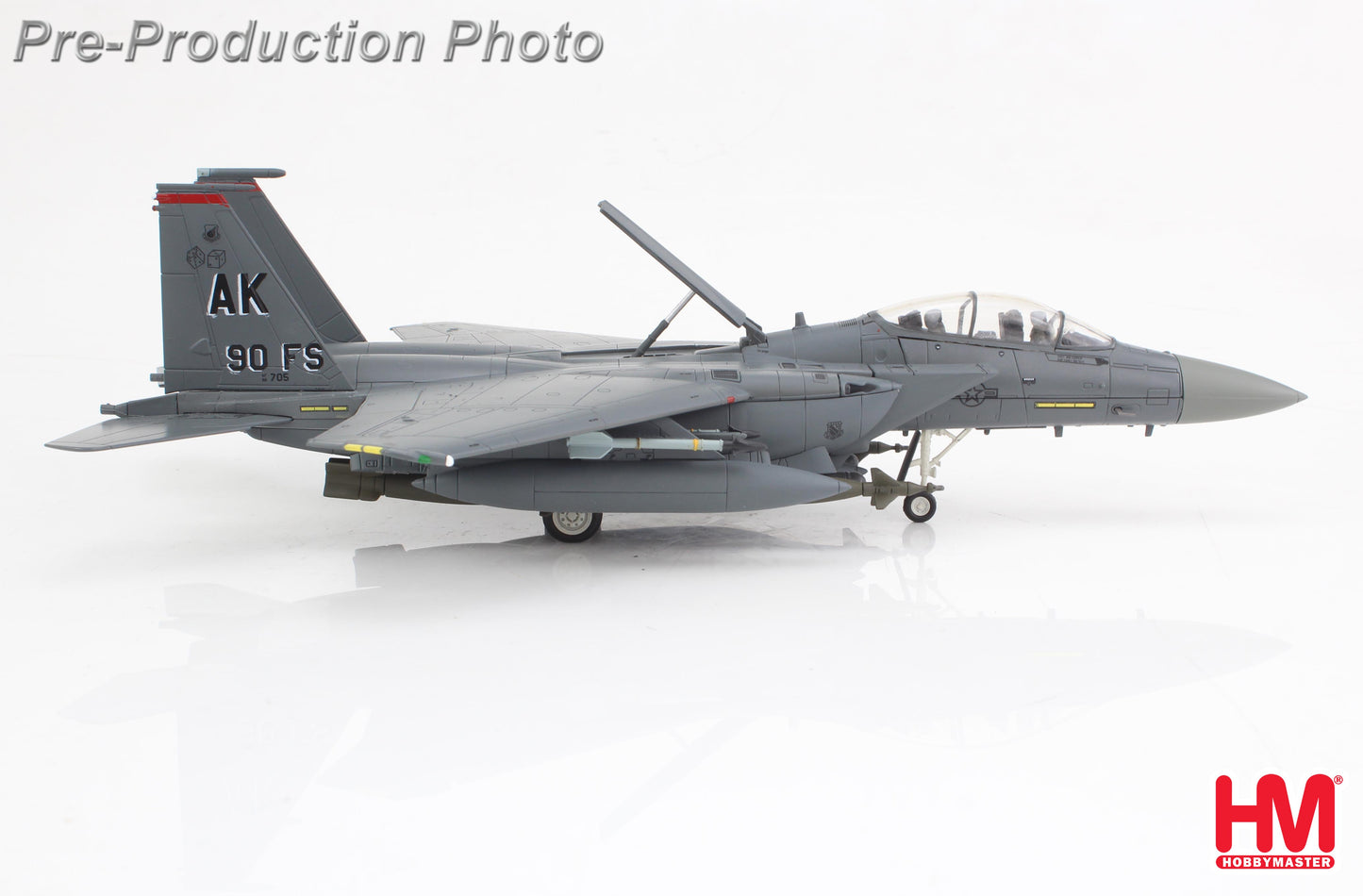 HOBBY MASTER F-15E STRIKE EAGLE 88-0705 90TH FS CO JET AUGUST 2005