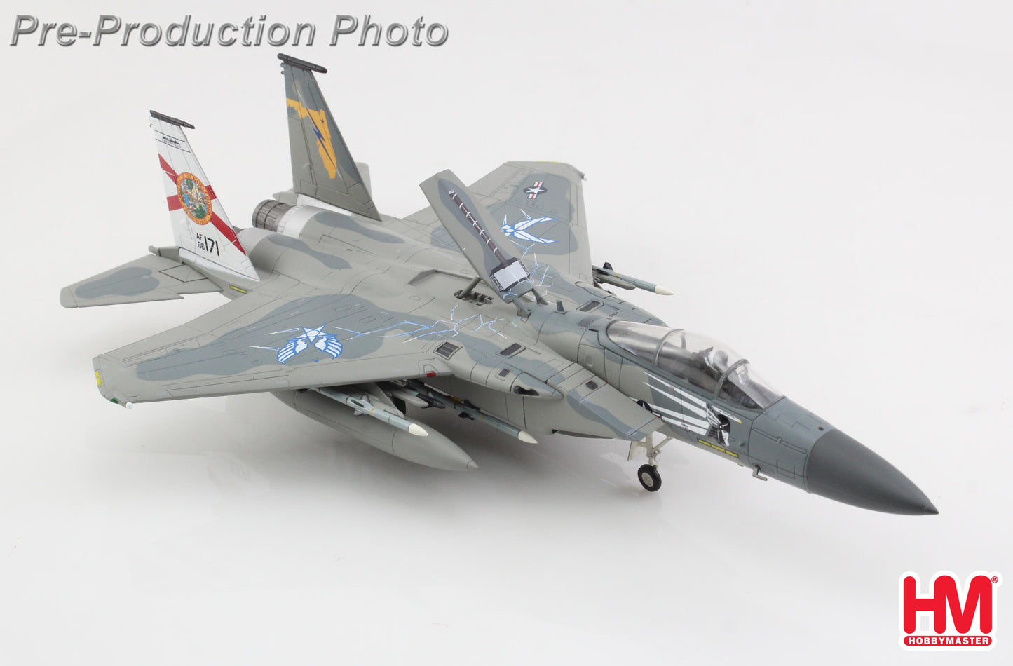 HOBBY MASTER F-15C USAF "FLORIDA ANG 7TH ANNIVERSARY" 86-0171 SEPT 2022