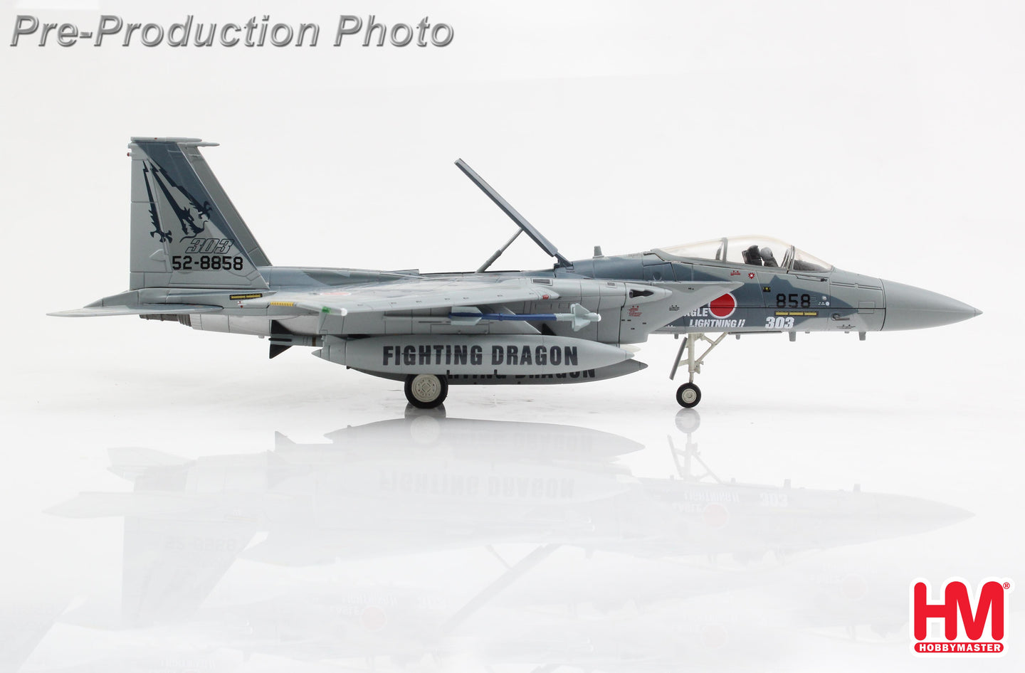 HOBBY MASTER F-15J JAPANESE AIR SELF DEFENCE FORCE (JASDF) "FIGHTING DRAGON" 52-8858 2025