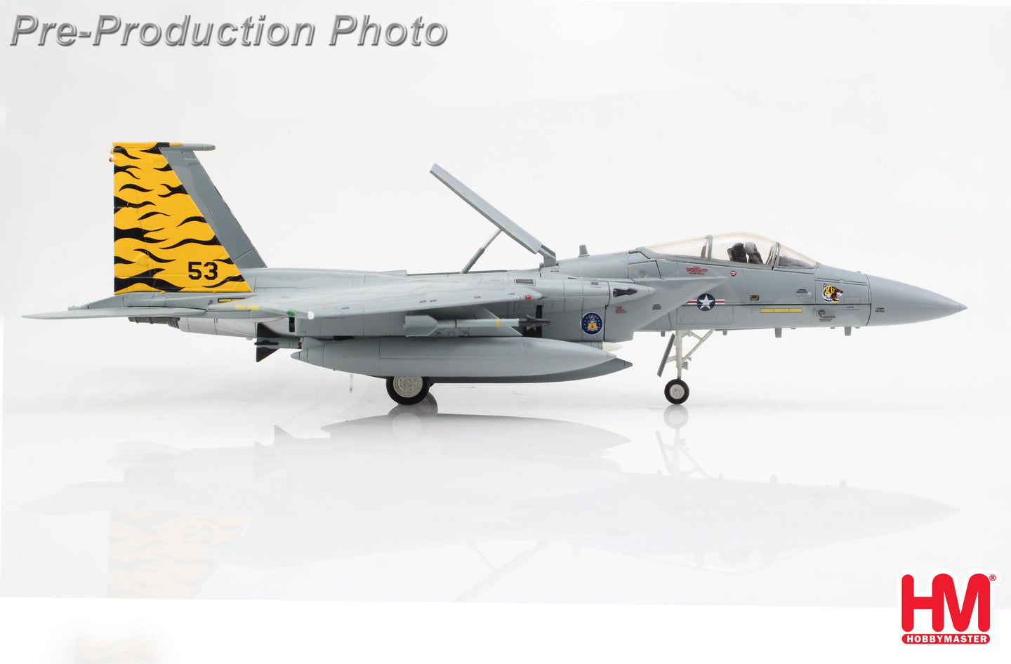 HOBBY MASTER F-15A USAF "NATO TIGER MEET 1981" 36TH TFW 53RD TFS BITBURG AFB