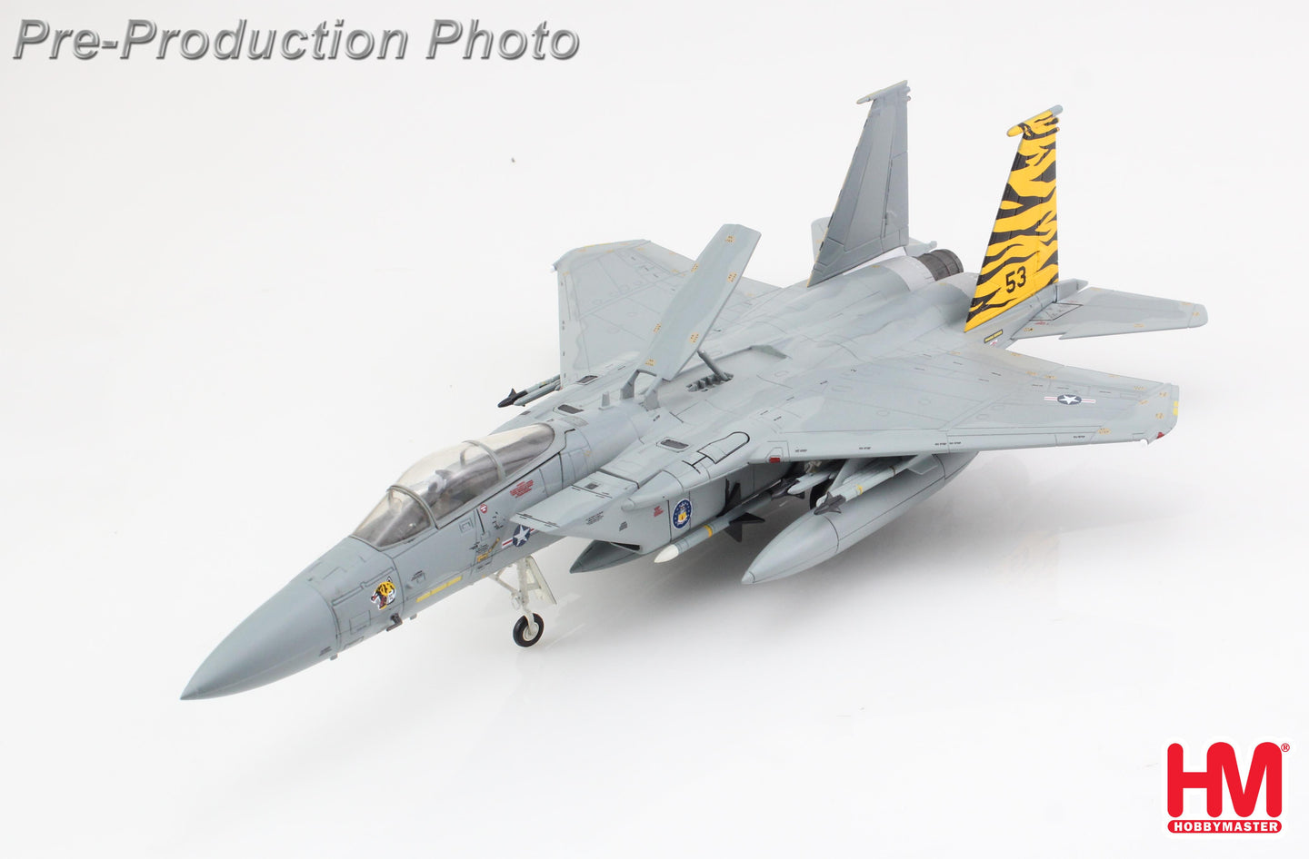 HOBBY MASTER F-15A USAF "NATO TIGER MEET 1981" 36TH TFW 53RD TFS BITBURG AFB