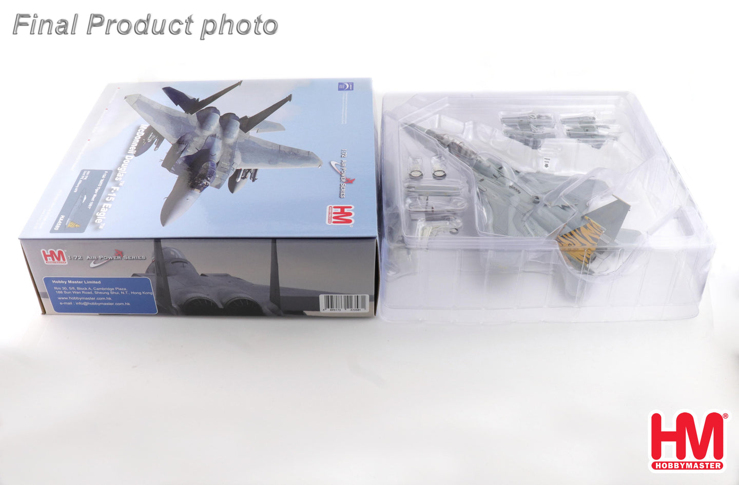 HOBBY MASTER F-15A USAF "NATO TIGER MEET 1981" 36TH TFW 53RD TFS BITBURG AFB