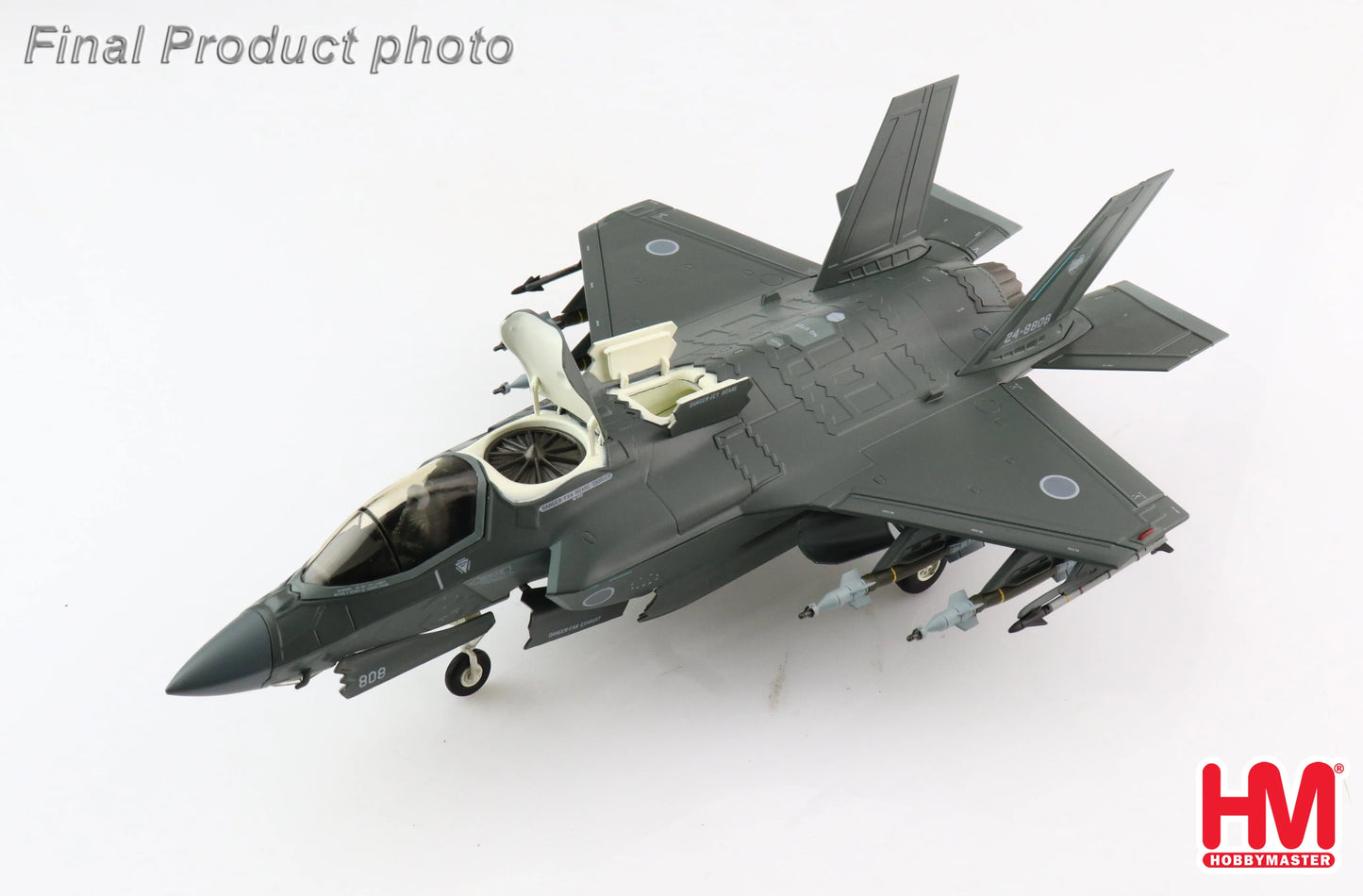 HOBBY MASTER F-35B LIGHTNING II JAPANESE AIR SELF DEFENCE FORCE (JASDF) (PSEUDO SCHEME) 24-8808 301 SQN (BEAST MODE)