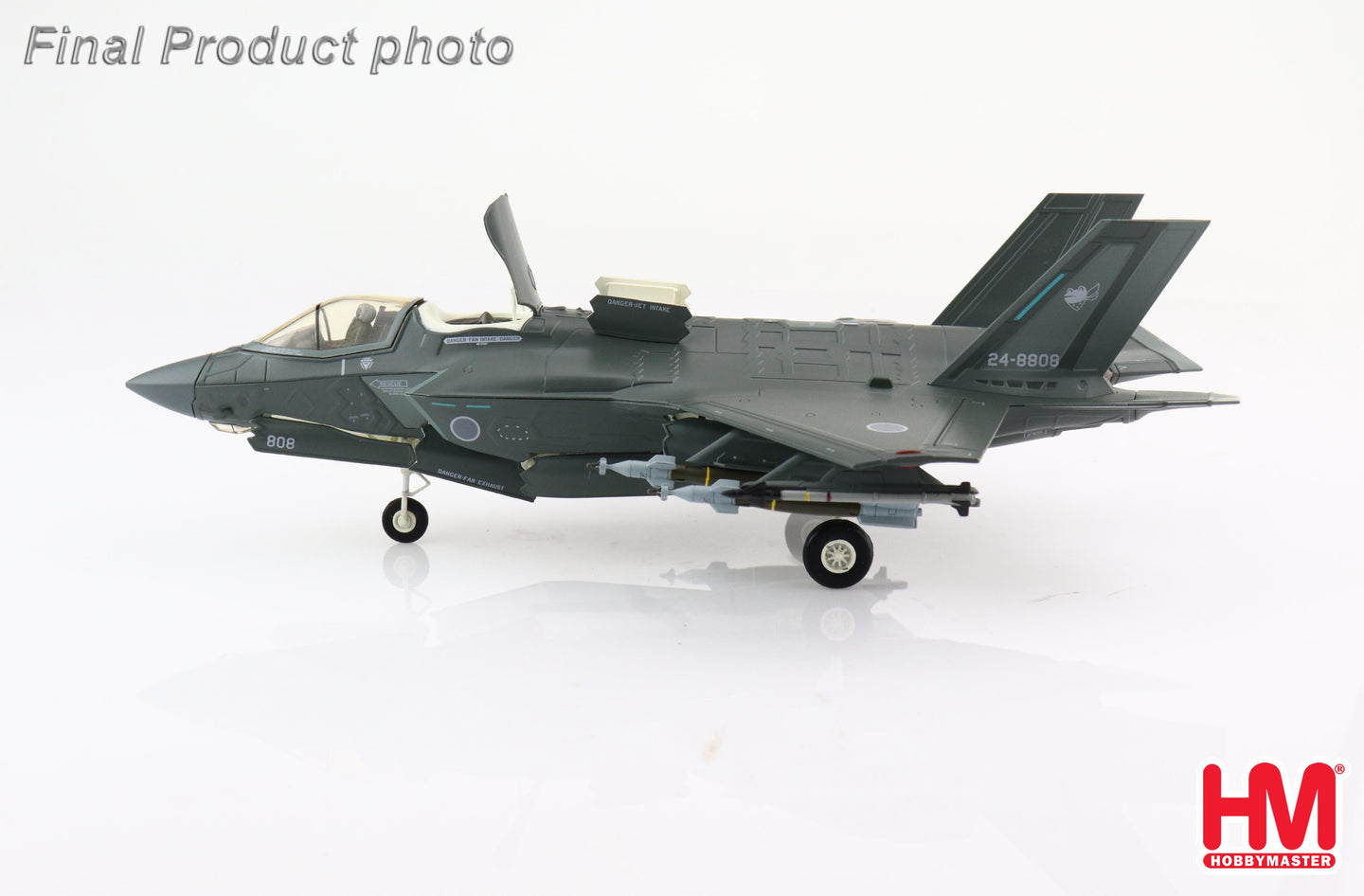 HOBBY MASTER F-35B LIGHTNING II JAPANESE AIR SELF DEFENCE FORCE (JASDF) (PSEUDO SCHEME) 24-8808 301 SQN (BEAST MODE)