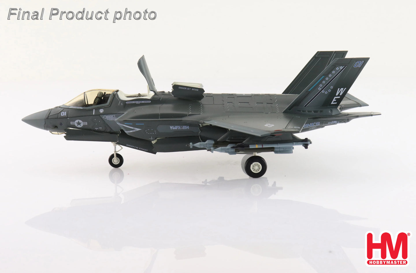 HOBBY MASTER F-35B LIGHTNING II 170053 VMFA-214 "BLACK SHEEP" YUMA MARINE CORPS 2023 (BEAST MODE)