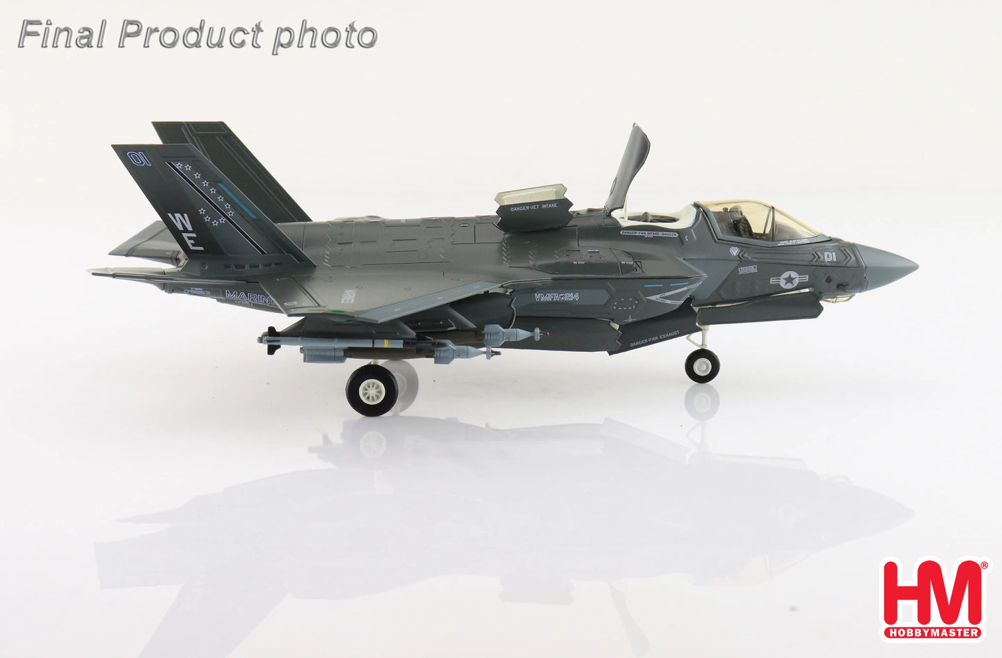 HOBBY MASTER F-35B LIGHTNING II 170053 VMFA-214 "BLACK SHEEP" YUMA MARINE CORPS 2023 (BEAST MODE)