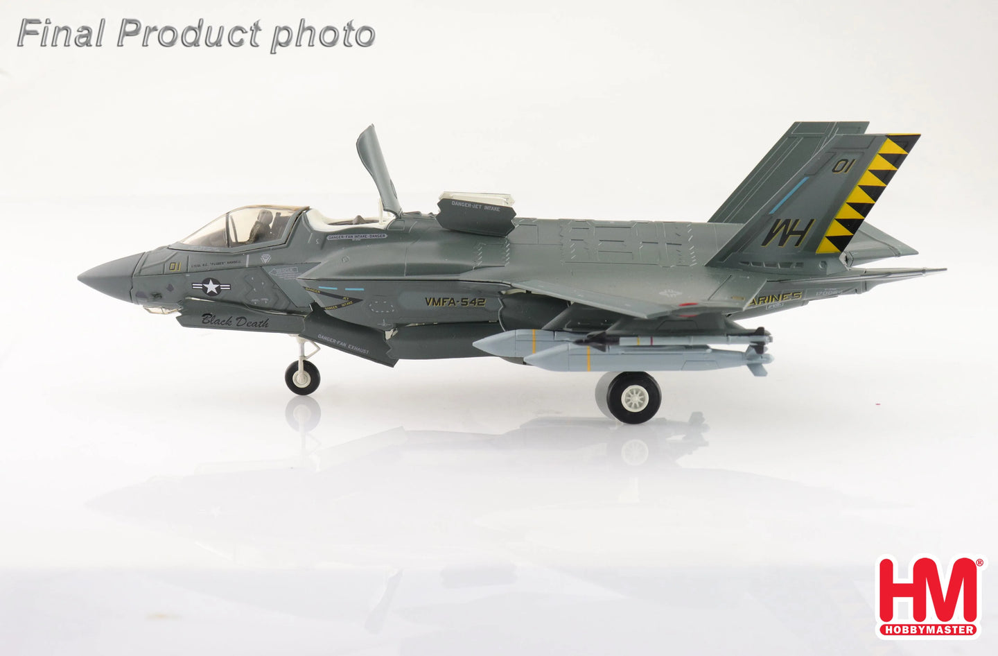 HOBBY MASTER F-35B "BLACK DEATH" 170064 VMFA-542 TIGERS MCAS CHERRY POINT 2023