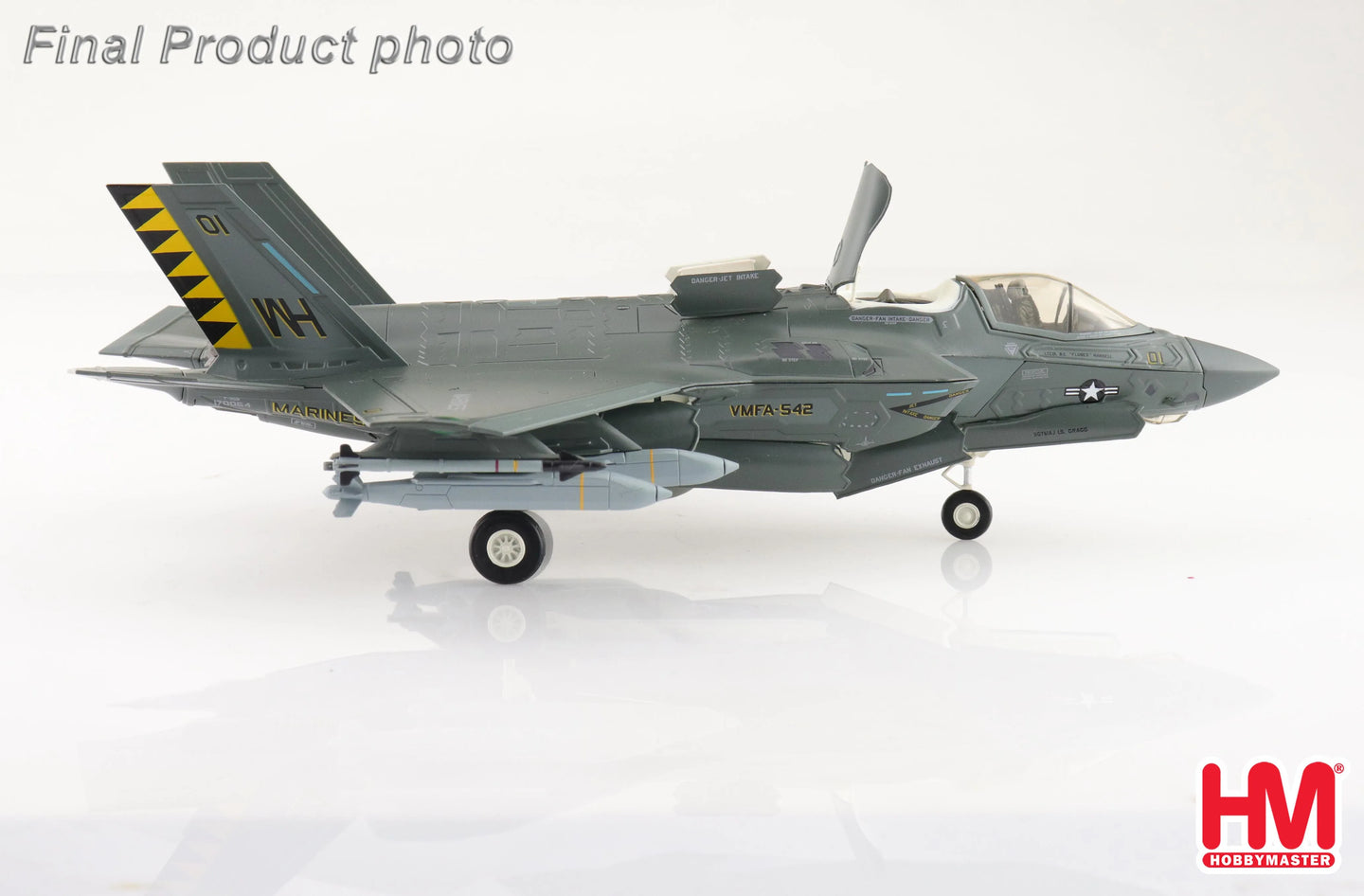 HOBBY MASTER F-35B "BLACK DEATH" 170064 VMFA-542 TIGERS MCAS CHERRY POINT 2023