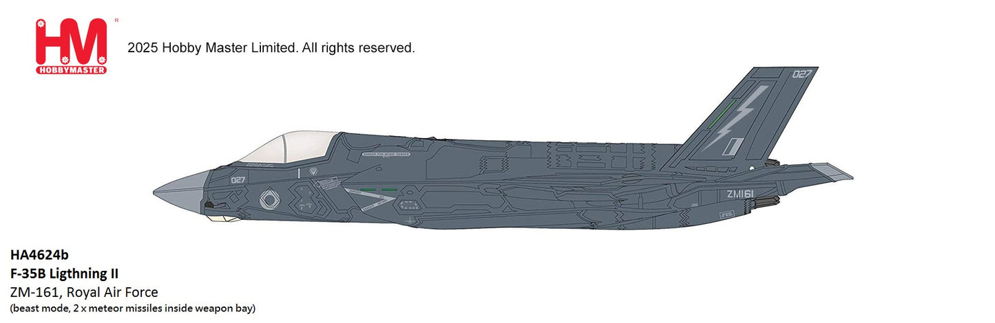 HOBBY MASTER F-35B LIGHTNING II ROYAL AIR FORCE ZM-16 "HMS PRINCE OF WALES FAR EAST DEPLOYMENT"
