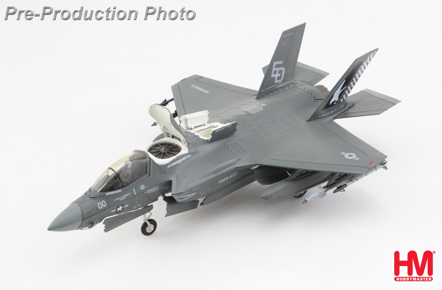 HOBBY MASTER F-35B LIGHTNING II US MARINES 170533 "HAWKS" , VMFA-533 2025 (BEAST MODE)