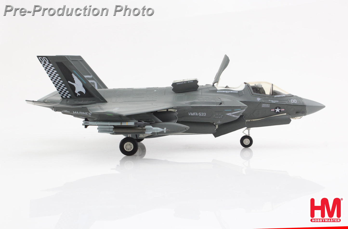 HOBBY MASTER F-35B LIGHTNING II US MARINES 170533 "HAWKS" , VMFA-533 2025 (BEAST MODE)