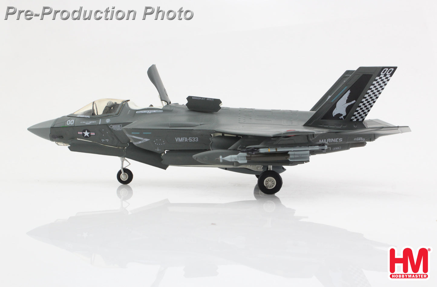 HOBBY MASTER F-35B LIGHTNING II US MARINES 170533 "HAWKS" , VMFA-533 2025 (BEAST MODE)